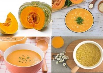 Cách nấu cháo bí đỏ