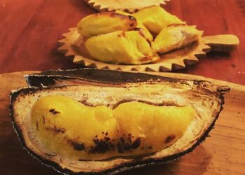 5 cách làm sầu riêng nướng xém vàng, thơm nức, ăn lạ miệng