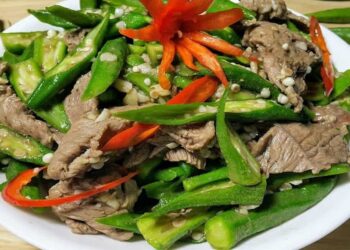Cách làm đậu bắp xào thịt bò thơm ngon mềm ngọt tại nhà