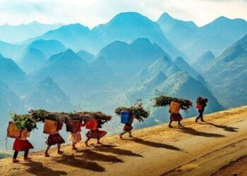 Khung cảnh núi đồi miền Bắc đẹp như bức tranh vẽ